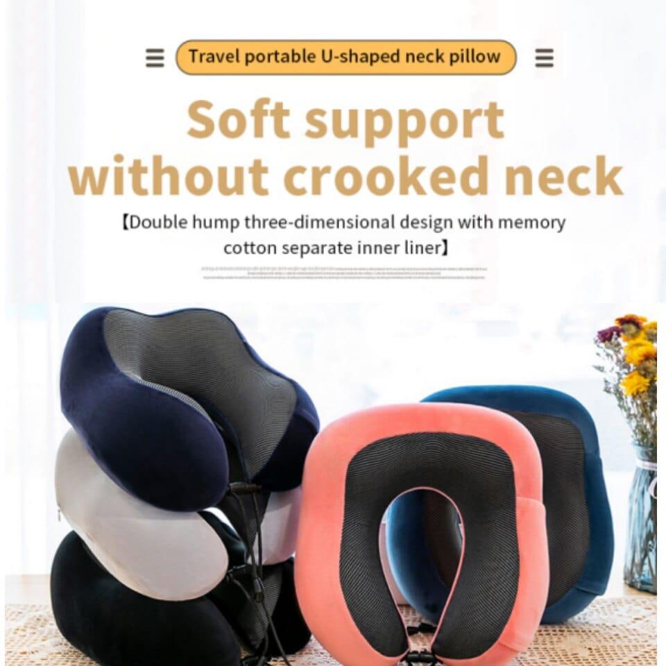 Soft U Shaped Memory Foam Travel Neck selling Pillow For Office Flight Traveling