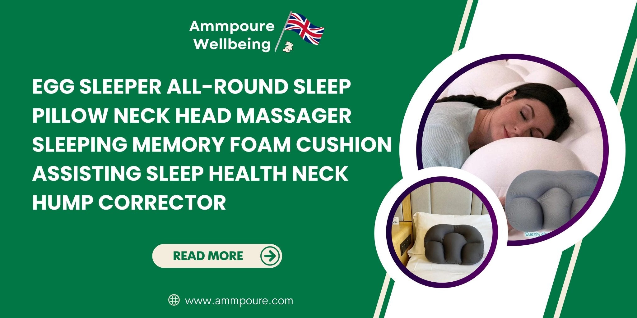 Egg Sleeper All-Round Sleep Pillow: The Ultimate Solution for Restful Sleep and Neck Health - Ammpoure Wellbeing