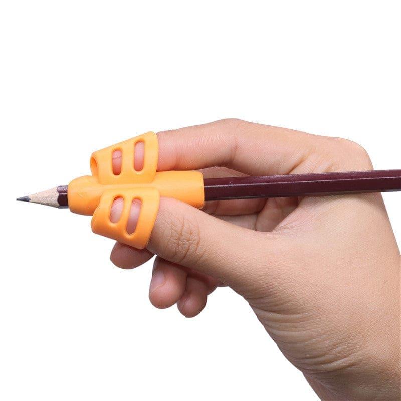 1 - 3 Pcs Children Writing Pencil Pen Holder Kids Learning Practise Silicone Pen Aid Posture Correction Device for Students - Ammpoure Wellbeing