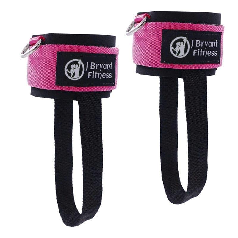 1 Pair Fitness Exercise Resistance Band Ankle Straps Cuff for Cable Machines Ab Leg Glute Training Home Gym Fitness Equipment - Ammpoure Wellbeing