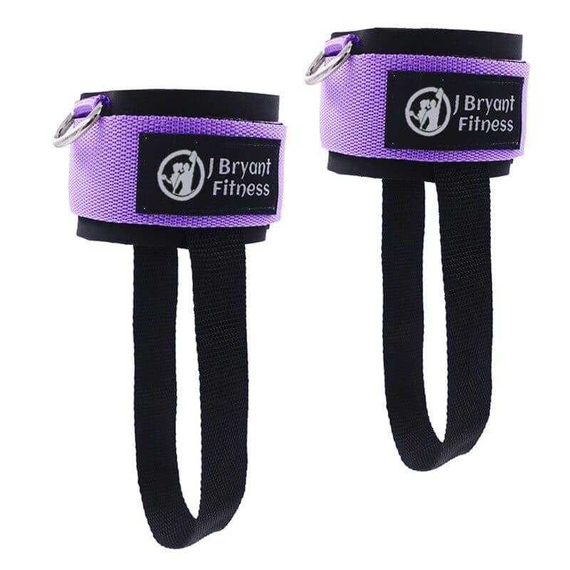 1 Pair Fitness Exercise Resistance Band Ankle Straps Cuff for Cable Machines Ab Leg Glute Training Home Gym Fitness Equipment - Ammpoure Wellbeing