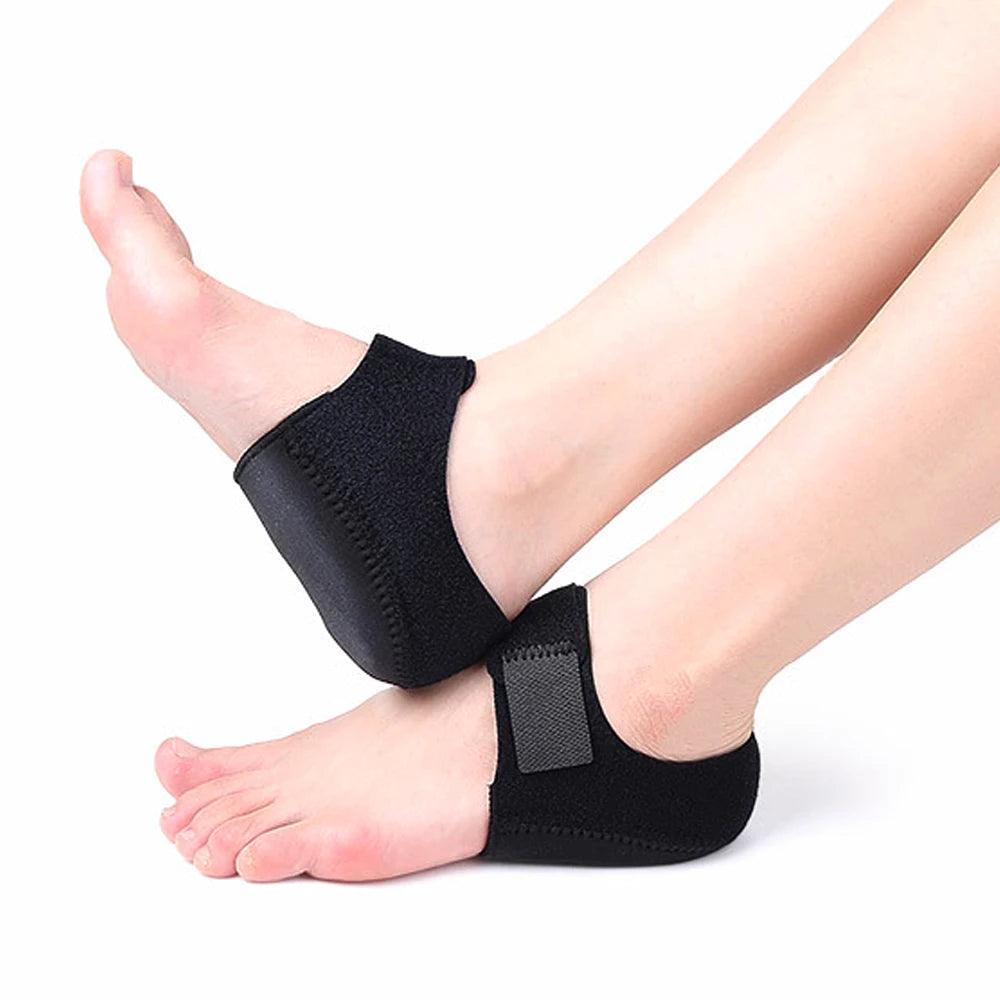 1 Pair Gel Heel Pad for Heel Pain Plantar Fasciitis, UK Heel Cups for Men & Women, Heel Support for Foot Pain,Spur,Cracked,Tendinitis - Ammpoure Wellbeing