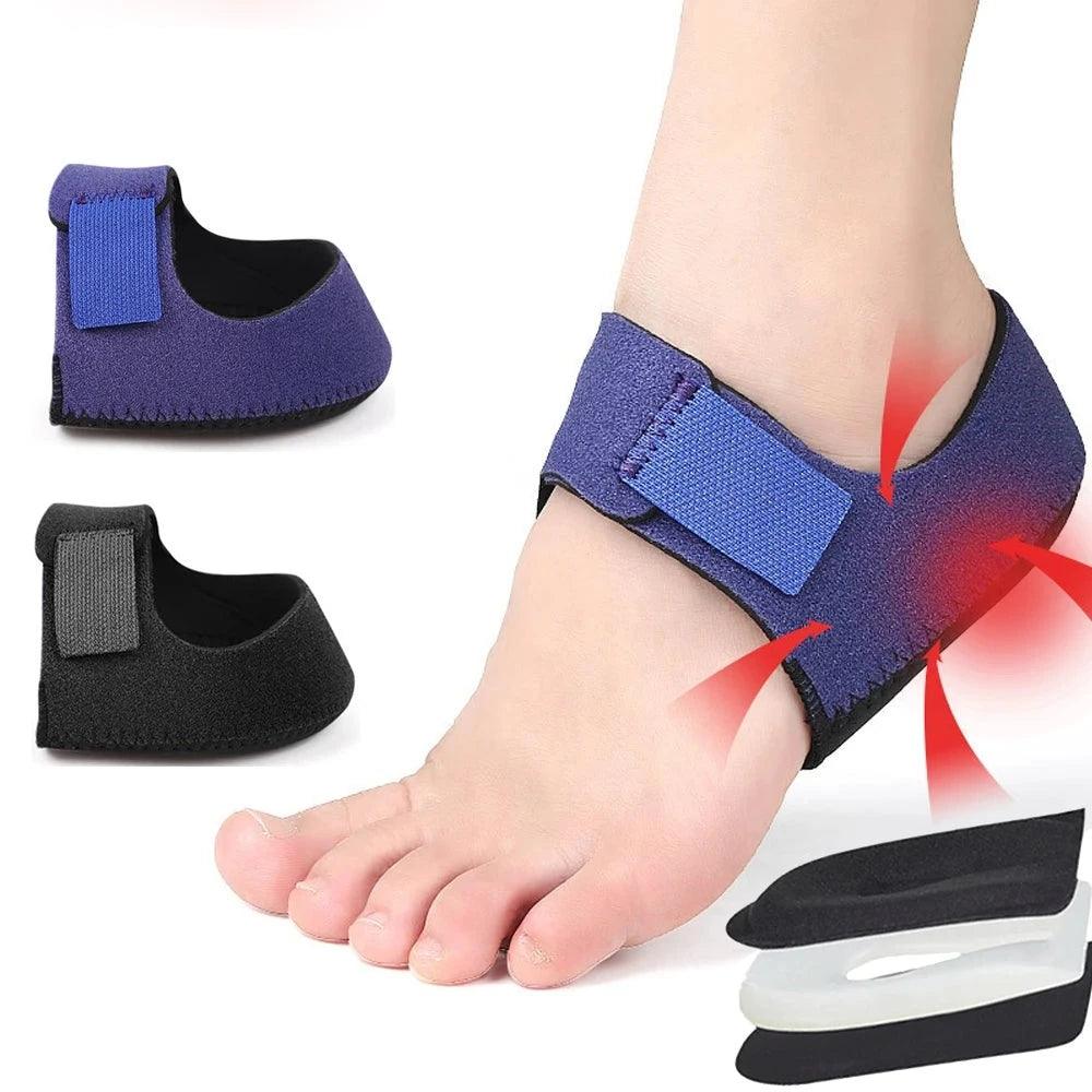 1 Pair Gel Heel Pad for Heel Pain Plantar Fasciitis, UK Heel Cups for Men & Women, Heel Support for Foot Pain,Spur,Cracked,Tendinitis - Ammpoure Wellbeing