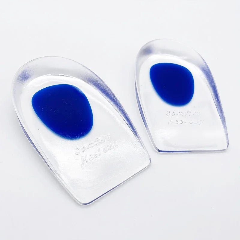 1 Pair gel insole silicone Men Women heel Cushion insoles soles relieve foot pain Spur Support Shoe pad High Heel Inserts - Ammpoure Wellbeing