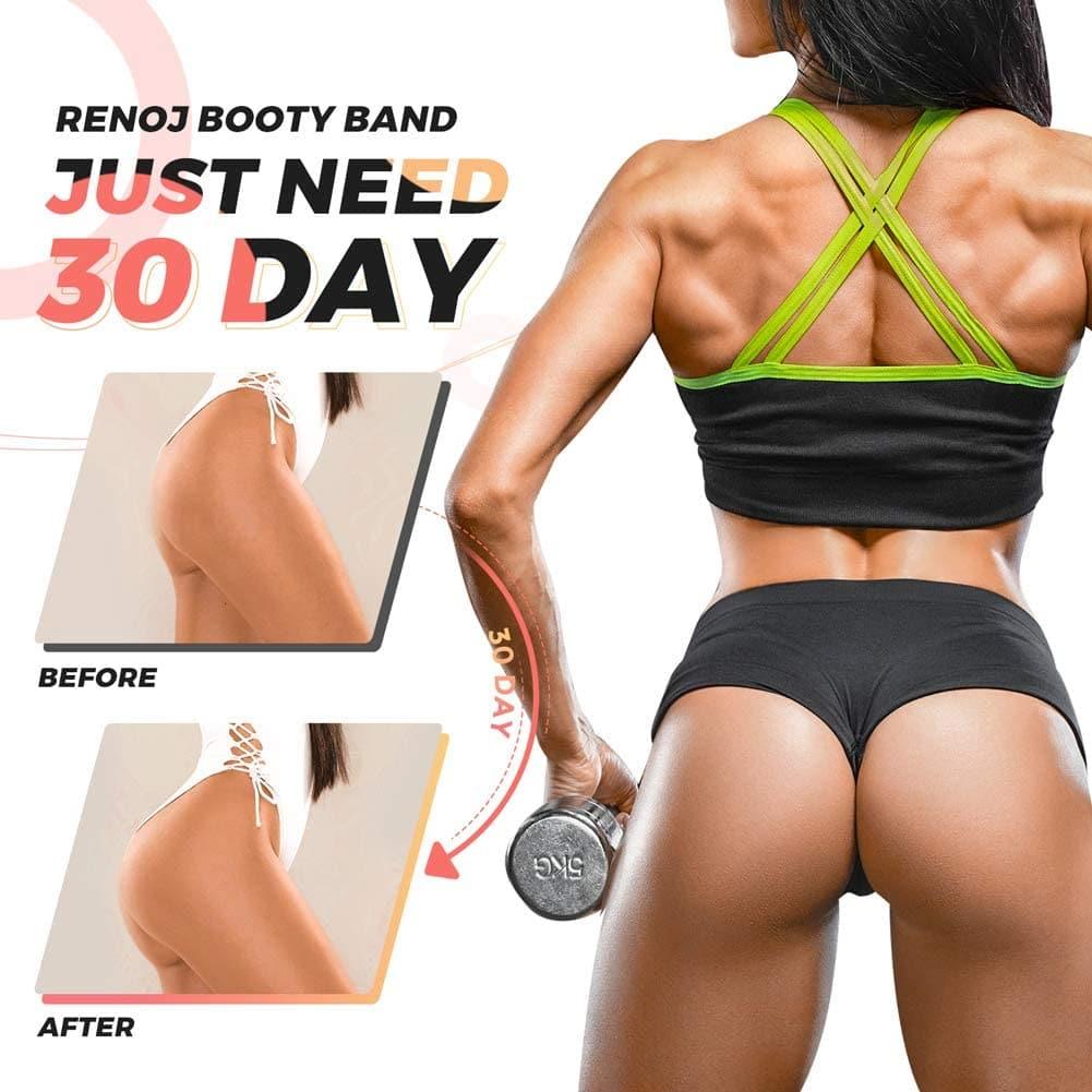 105lb Long Resistance Loop Band Set Unisex Fitness Yoga Elastic Bands Hip Circle Thigh Squat Band Workout Gym Equipment for Home - Ammpoure Wellbeing