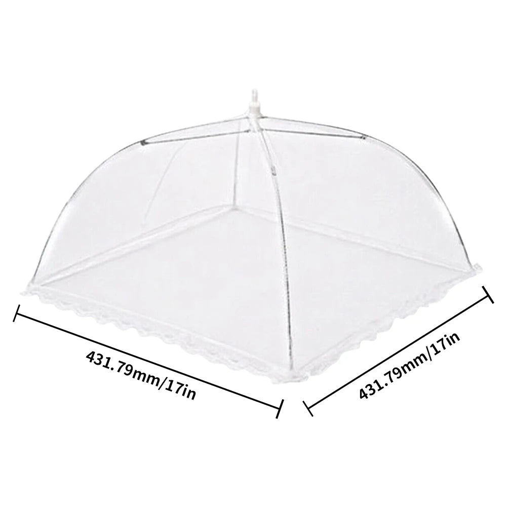 1/2pcs Food Covers Mesh Foldable Kitchen Anti - Fly Mosquito Tent Dome Net Umbrella Picnic Protect Dish Cover Kitchen Gadgets Tool - Ammpoure Wellbeing