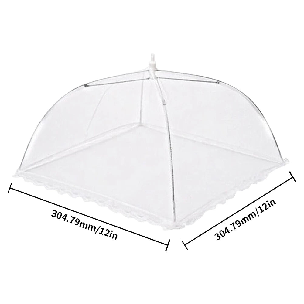 1/2pcs Food Covers Mesh Foldable Kitchen Anti - Fly Mosquito Tent Dome Net Umbrella Picnic Protect Dish Cover Kitchen Gadgets Tool - Ammpoure Wellbeing