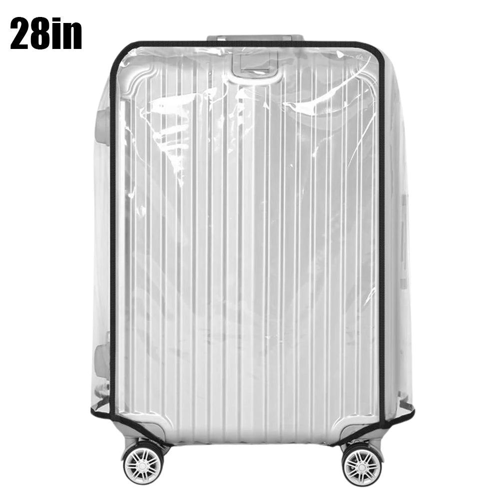 18 - 30inch Transparent Luggage Protector Cover Waterproof Suitcase Protector Cover Rolling Luggage Suitcase Cover Dustproof Cover - Ammpoure Wellbeing