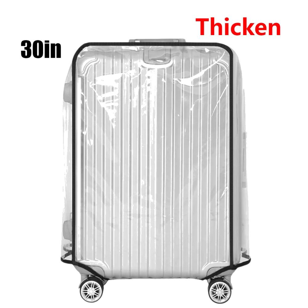 18 - 30inch Transparent Luggage Protector Cover Waterproof Suitcase Protector Cover Rolling Luggage Suitcase Cover Dustproof Cover - Ammpoure Wellbeing