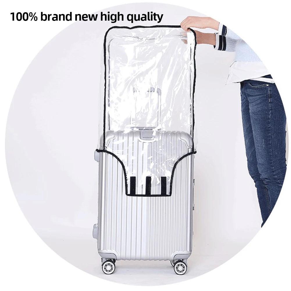 18 - 30inch Transparent Luggage Protector Cover Waterproof Suitcase Protector Cover Rolling Luggage Suitcase Cover Dustproof Cover - Ammpoure Wellbeing