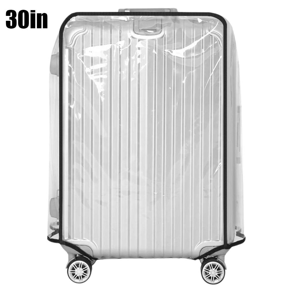 18 - 30inch Transparent Luggage Protector Cover Waterproof Suitcase Protector Cover Rolling Luggage Suitcase Cover Dustproof Cover - Ammpoure Wellbeing