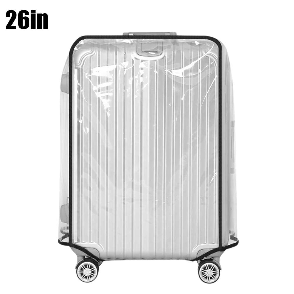 18 - 30inch Transparent Luggage Protector Cover Waterproof Suitcase Protector Cover Rolling Luggage Suitcase Cover Dustproof Cover - Ammpoure Wellbeing