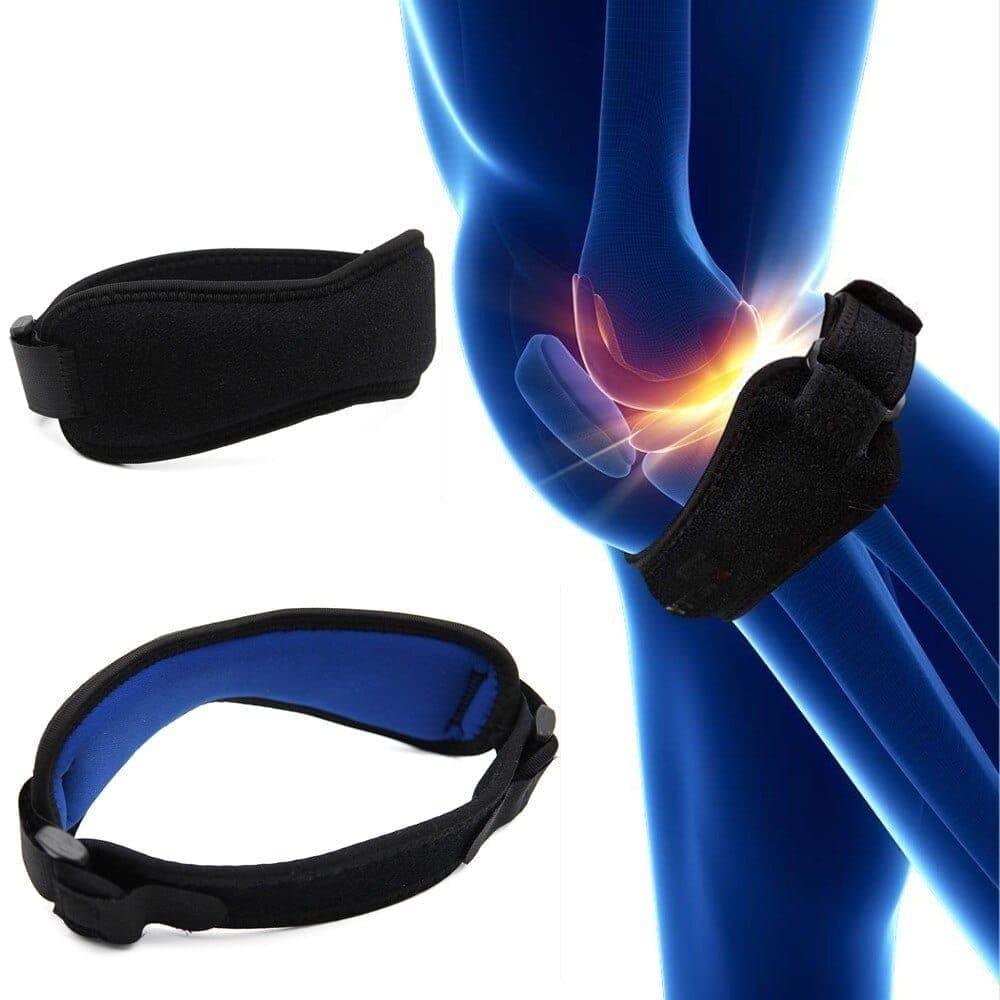 1pc Adjustable Knee Pad Knee Pain Relief Patella Stabilizer Brace Support for Hiking Basketball Running Tennis Sport Outdoor - Ammpoure Wellbeing