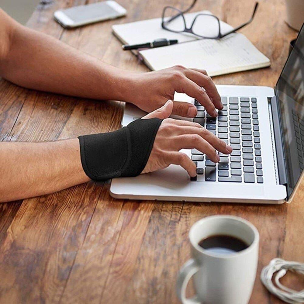 1Pc Carpal Tunnel Wrist Brace UK Adjustable Wrist Support Brace Wrist Compression Wrap with Pain Relief for Arthritis Tendinitis - Ammpoure Wellbeing