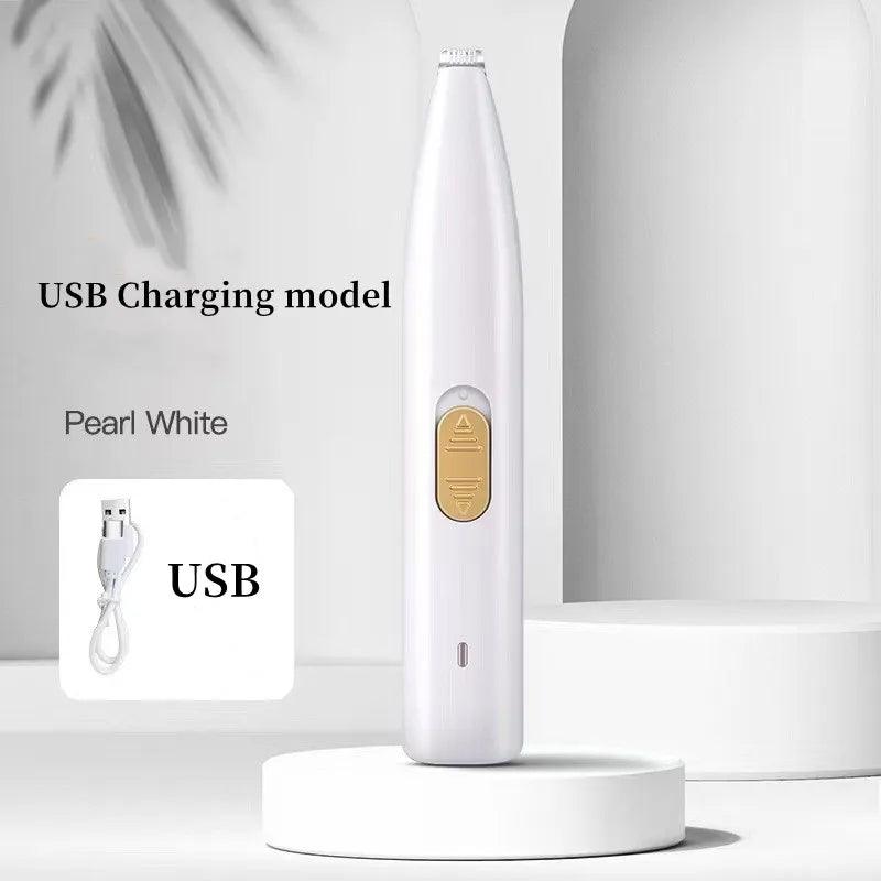 1pc Electric Pet Clippers Cats Dog Foot Hair Trimmer USB Charging Pet Paw Hair Clipper Shaver Grooming Machine Pets Products - Ammpoure Wellbeing