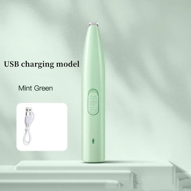 1pc Electric Pet Clippers Cats Dog Foot Hair Trimmer USB Charging Pet Paw Hair Clipper Shaver Grooming Machine Pets Products - Ammpoure Wellbeing