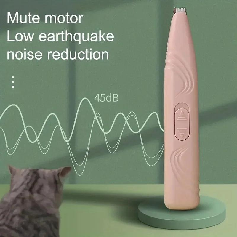 1pc Electric Pet Clippers Cats Dog Foot Hair Trimmer USB Charging Pet Paw Hair Clipper Shaver Grooming Machine Pets Products - Ammpoure Wellbeing