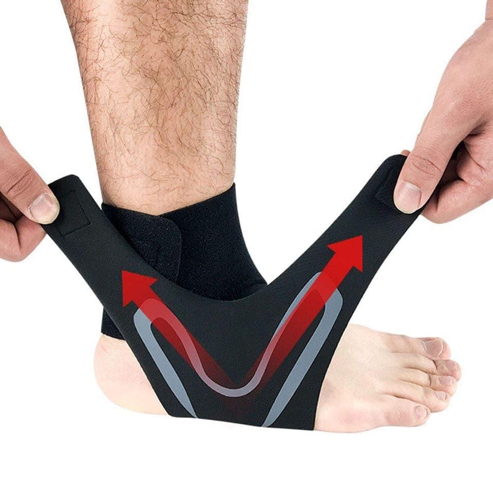 1PC Right Left Foot Ankle Protector Sports Ankle Support Elastic Ankle Brace Guard Foot Support Sports Gear - Ammpoure Wellbeing