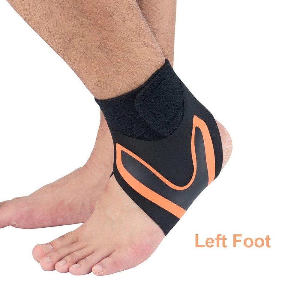 1PC Right Left Foot Ankle Protector Sports Ankle Support Elastic Ankle Brace Guard Foot Support Sports Gear - Ammpoure Wellbeing