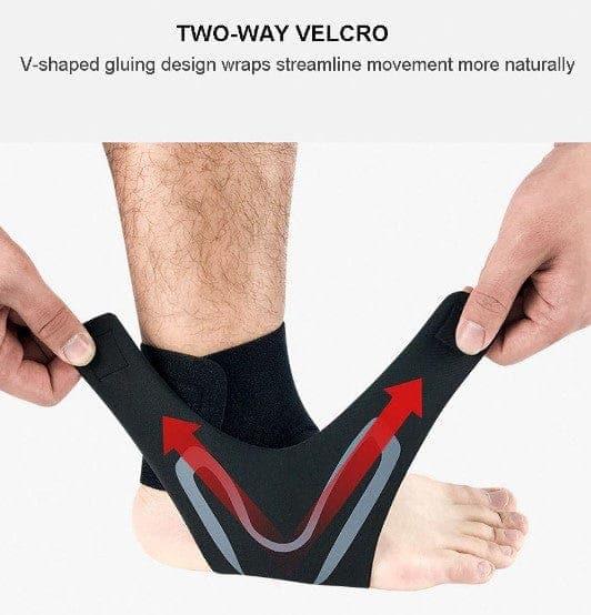 1PC Right Left Foot Ankle Protector Sports Ankle Support Elastic Ankle Brace Guard Foot Support Sports Gear - Ammpoure Wellbeing