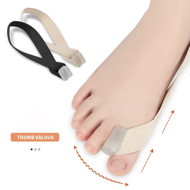 1Pcs Hallux Valgus Corrector Thumb Toe Separator Tension Strap Pain Relief Toe Finger Separator Toe Splint Straightener Tool - Ammpoure Wellbeing