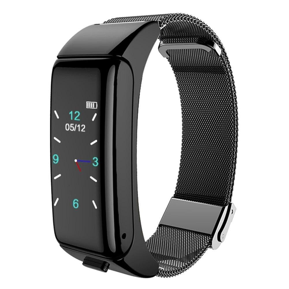 2 - in - 1 Smart Watch - Bluetooth Earphone with Heart Rate Monitor - Ammpoure Wellbeing