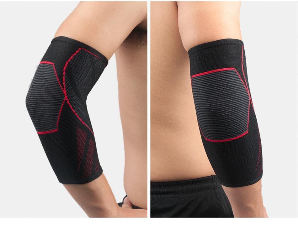 2 pieces Compression Elbow Support Brace for Men Women (Arm Sleeves) - Ammpoure Wellbeing