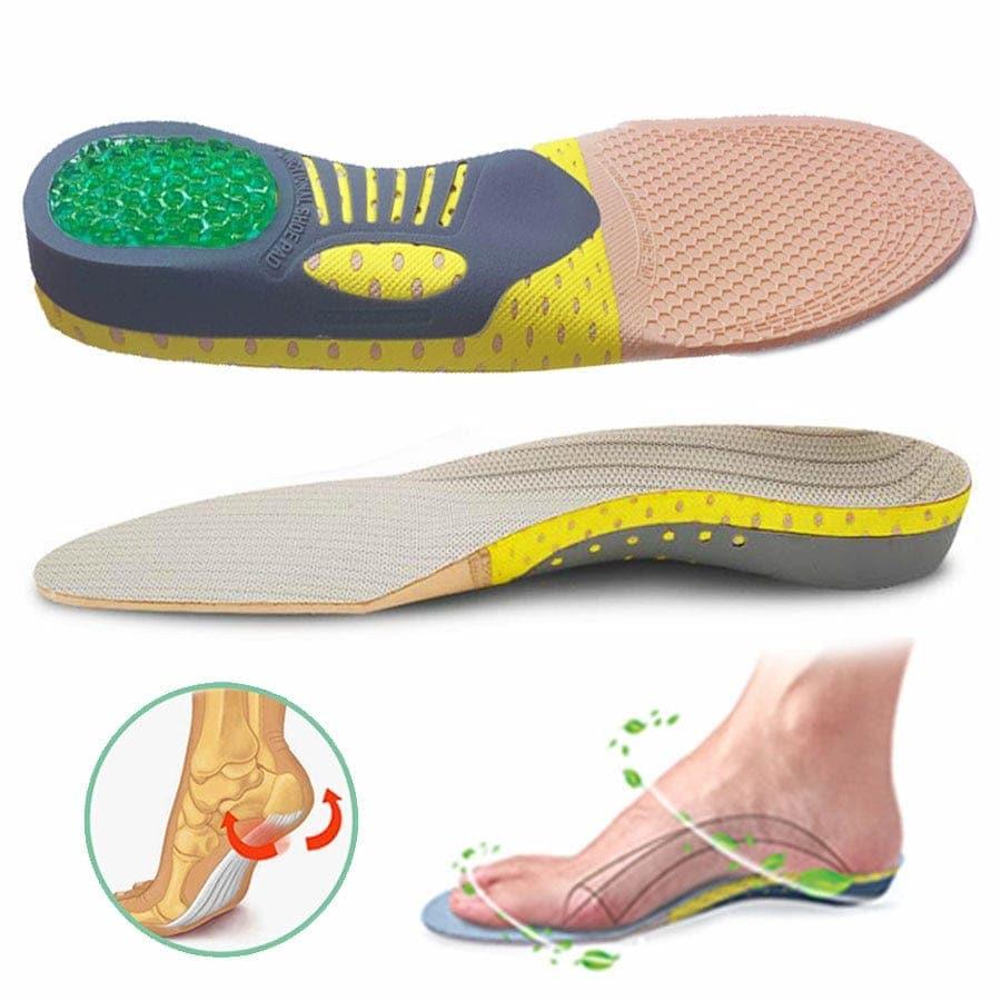 2 pieces Orthopedic Insoles Orthotics Flat Foot Health Sole Pad For Shoes Insert Arch Support Pad For Plantar fasciitis Feet Care Insoles - Ammpoure Wellbeing