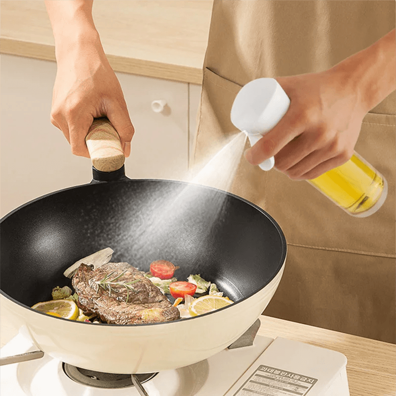 200ml 300ml Oil Spray Bottle Kitchen Cooking Olive Oil Dispenser Camping BBQ Baking Vinegar Soy Sauce Sprayer Containers Gadget - Ammpoure Wellbeing