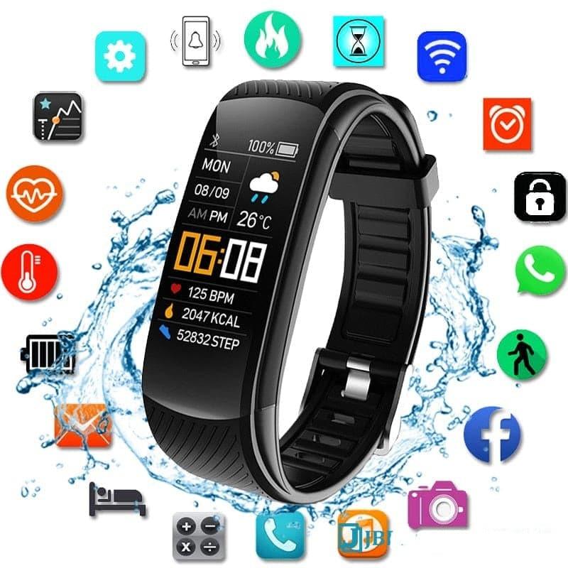 2021 Smart Watch Men Women Sport Smartwatch Fitness Tracker Watch For Android iOS Heart Rate Monitor Electronic Clock Waterproof - Ammpoure Wellbeing