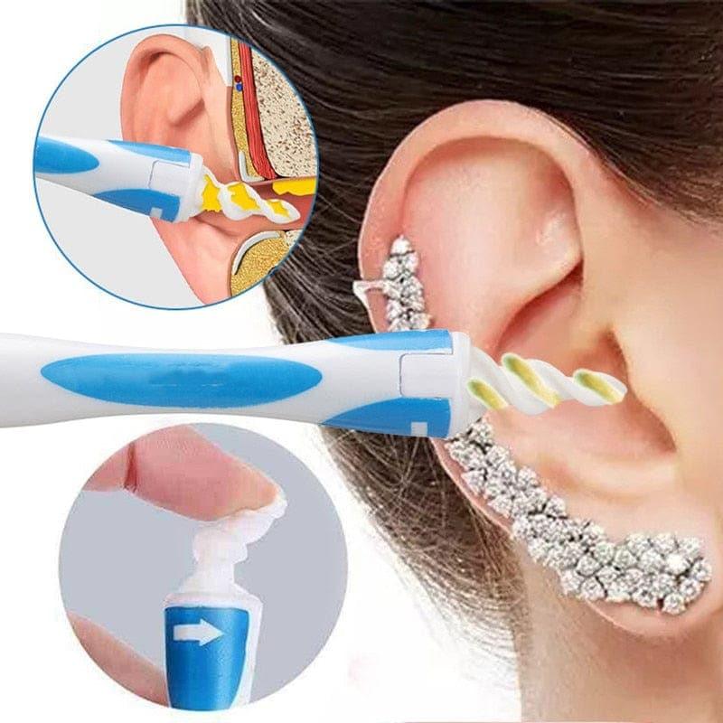 2024 Hot Ear Cleaner Silicon Ear Spoon Tool Set 16 Pcs Care Soft Spiral For Ears Cares Health Tools Cleaner Ear Wax Removal Tool - Ammpoure Wellbeing