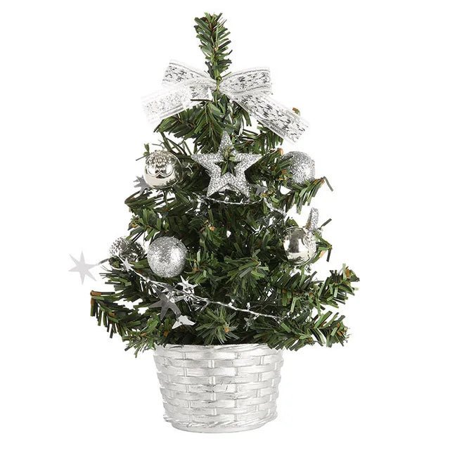 20/30/40cm Christmas Tree Home Bedroom Party Decorations Artificial Christmas Tree Children DIY Handicraft 2023 New Year Gift - Ammpoure Wellbeing