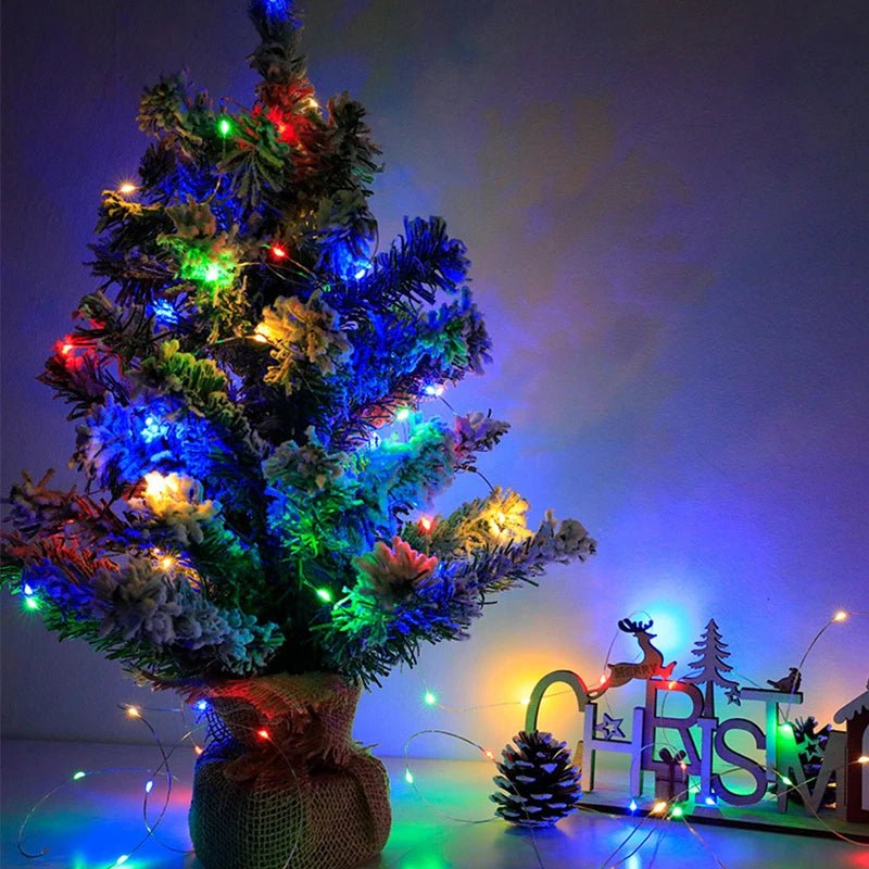 20/30/40cm Christmas Tree Home Bedroom Party Decorations Artificial Christmas Tree Children DIY Handicraft 2023 New Year Gift - Ammpoure Wellbeing