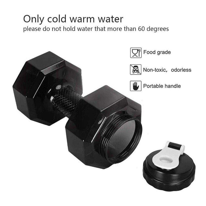 2200ML Water Dumbbells Cup Large Capacity Fitness Cup For Home Gym Office Travel Drink Gym exercise equipment lose weight - Ammpoure Wellbeing