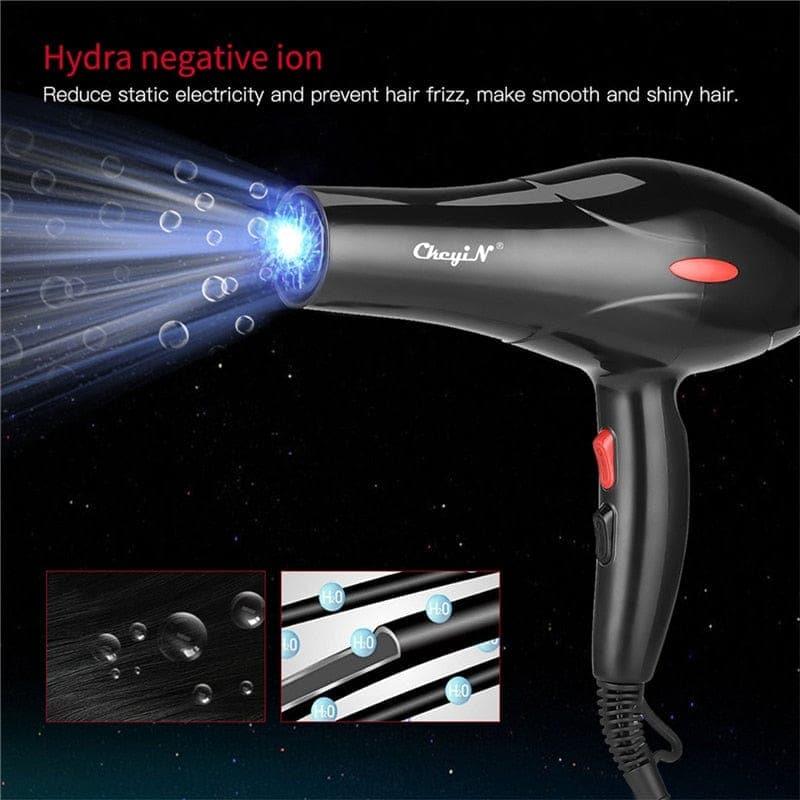 2200W Professional Hair Dryers Strong Power Blow Dryer Barber Salon Styling Tool With 3 Temperature 2 Speed Personal Care - Ammpoure Wellbeing