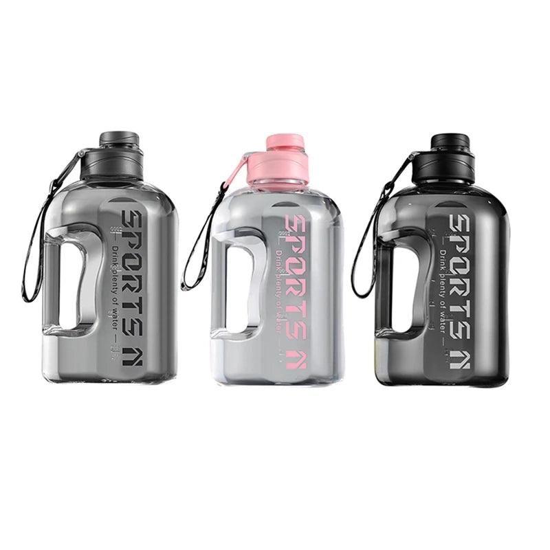 2.7/1.7L Insulated Water Bottles with Straw Gym Traveling Hiking Camping Hot Water Bottle for Men Women Leakproof Fitness Bottle - Ammpoure Wellbeing