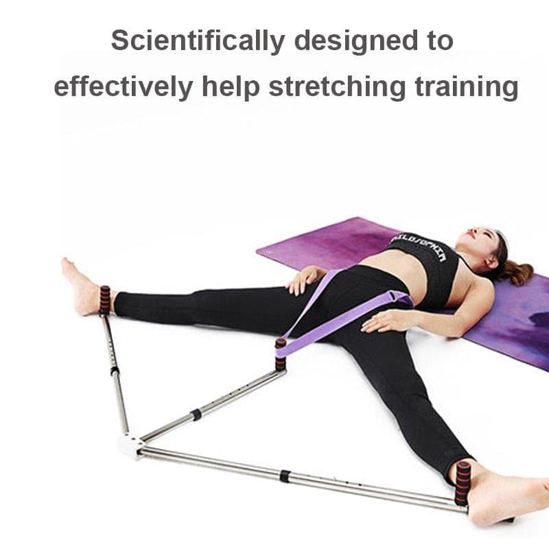 3 Bar Leg Stretcher Adjustable Split Stretching Machine Stainless Steel Home Yoga Dance Exercise Flexibility Training Equipment - Ammpoure Wellbeing