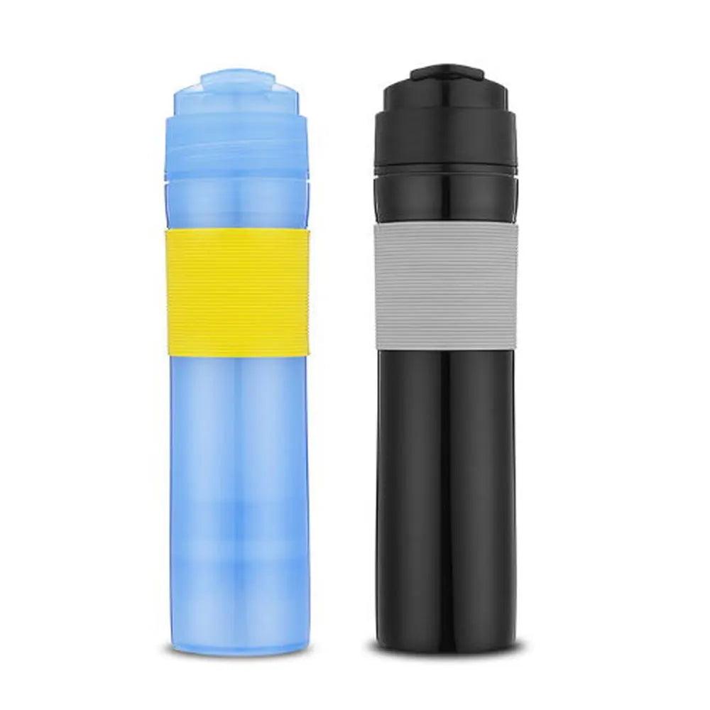 350ML Coffee Tea Portable French Press Coffee Maker Coffee Bottle Insulated Travel Mug Hand Pressure Coffee Pot For Car - Ammpoure Wellbeing