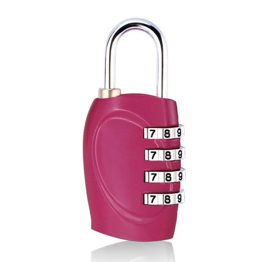 4 Dial Digit Password Lock Combination Suitcase Luggage Metal Code Password Locks Padlock Travel Safe Anti - Theft - Ammpoure Wellbeing