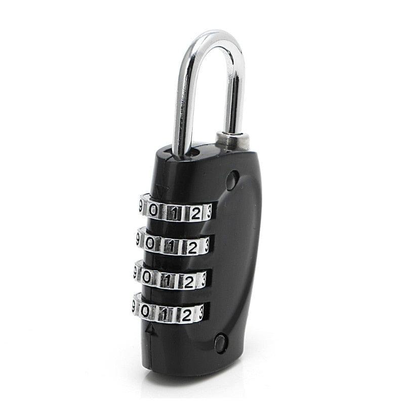 4 Dial Digit Password Lock Combination Suitcase Luggage Metal Code Password Locks Padlock Travel Safe Anti - Theft - Ammpoure Wellbeing