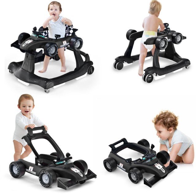 4 - In - 1 Baby Push Walker with Adjustable Height and Speed - Ammpoure Wellbeing