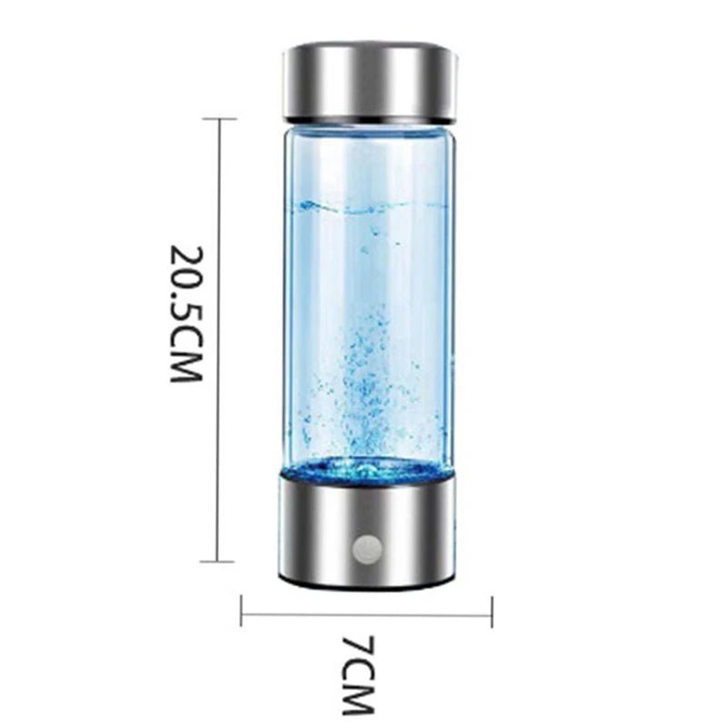 420ml Hydrogen - Rich Water Cup Electric Hydrogen Rich Water Generator Bottle Titanium Quality Filter Portable Antioxidant Lonizer - Ammpoure Wellbeing