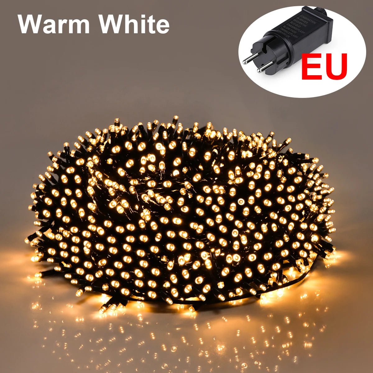 50M 100M 24V LED Christmas Lights Fairy Garland String Light Waterproof For Outdoor Garden Home Holiday New Year Party Decor - Ammpoure Wellbeing