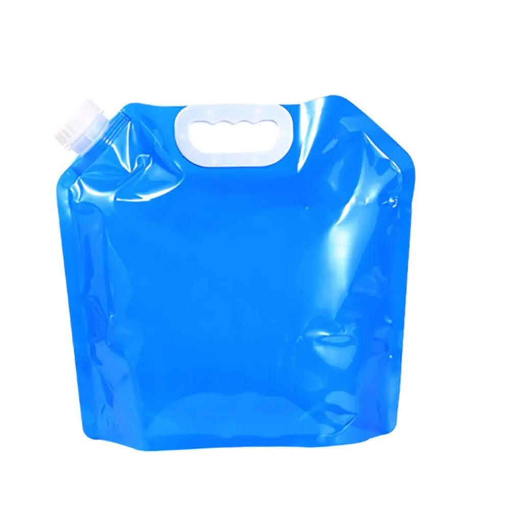 5L Water Bag Folding Portable Sports Storage Container Jug Bottle For Outdoor Travel Camping with Handle Folding Water Bag - Ammpoure Wellbeing