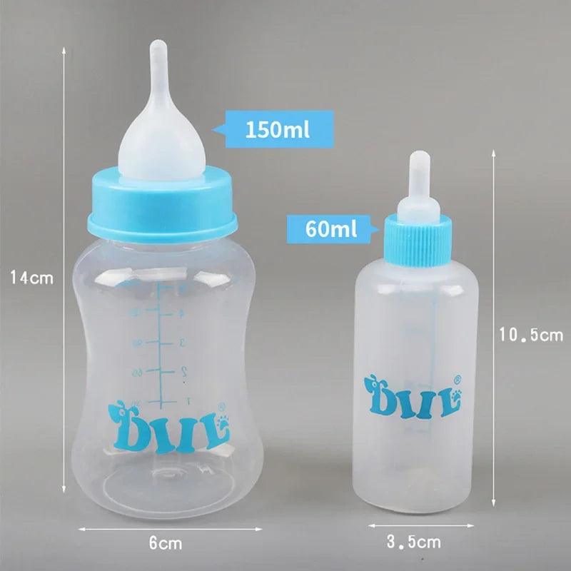 60/150ml Pet Feeder for Small Dogs Cats Newborn Puppy Dog Kitten Cat Milk Water Bottle Dog Feeding Accessories mascotas Products - Ammpoure Wellbeing