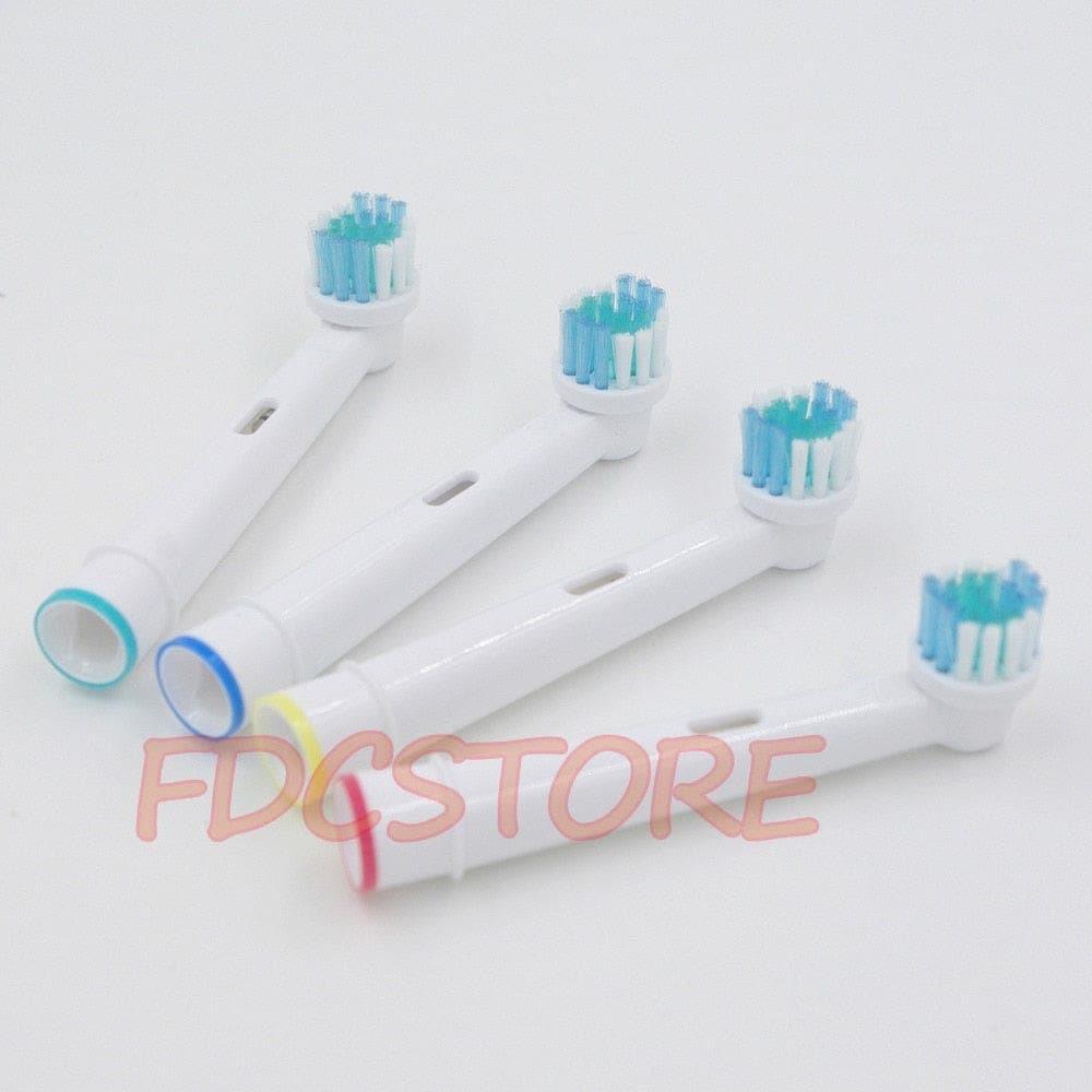 8x Replacement Brush Heads For Oral - B Electric Toothbrush Fit Advance Power/Pro Health/Triumph/3D Excel/Vitality Precision Clean - Ammpoure Wellbeing