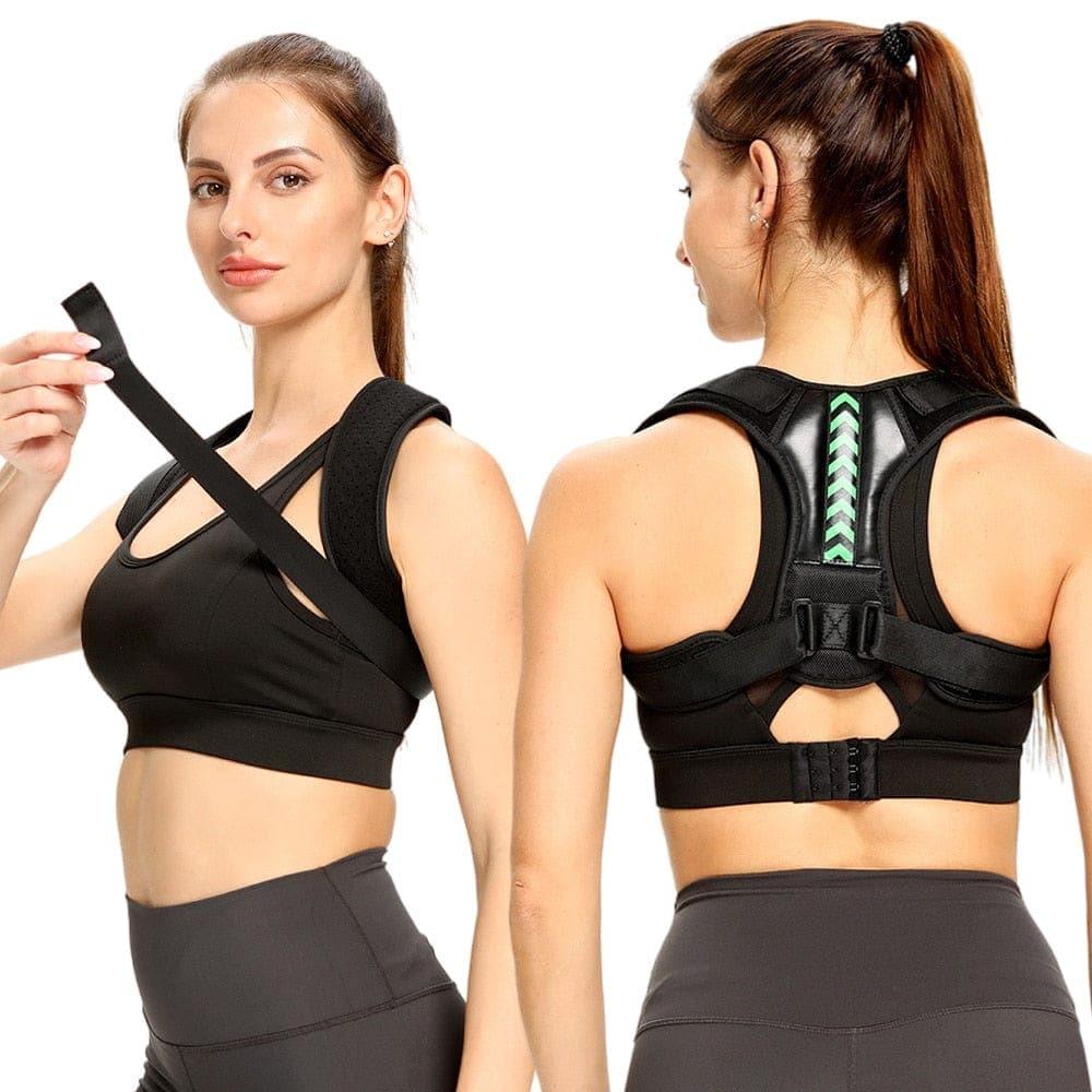 Adjustable Back Shoulder Posture Corrector Belt UK - Clavicle, Spine, Neck, Upper body Support - Ammpoure Wellbeing