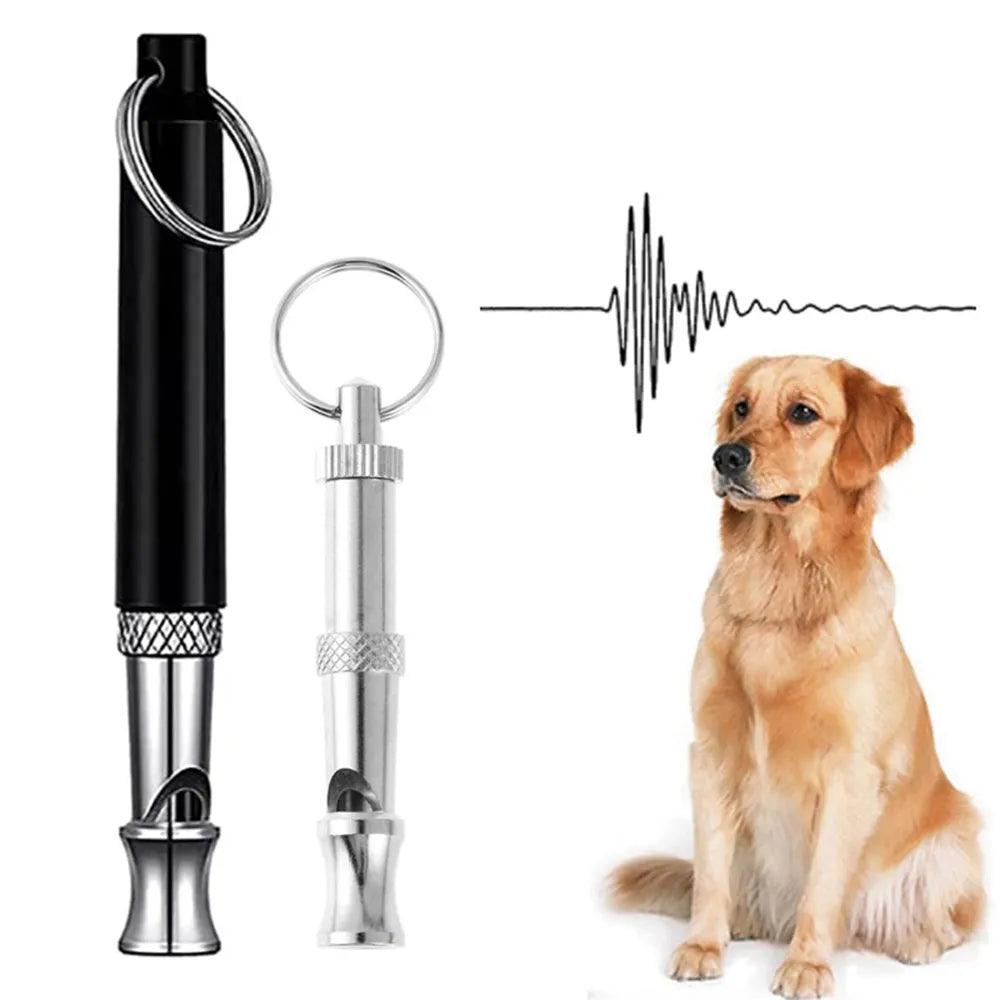 Adjustable Dog Whistle Pet Dog Training Obedience Whistle Sound Repeller Stop Barking Control for Dog Training Deterrent Whistle - Ammpoure Wellbeing