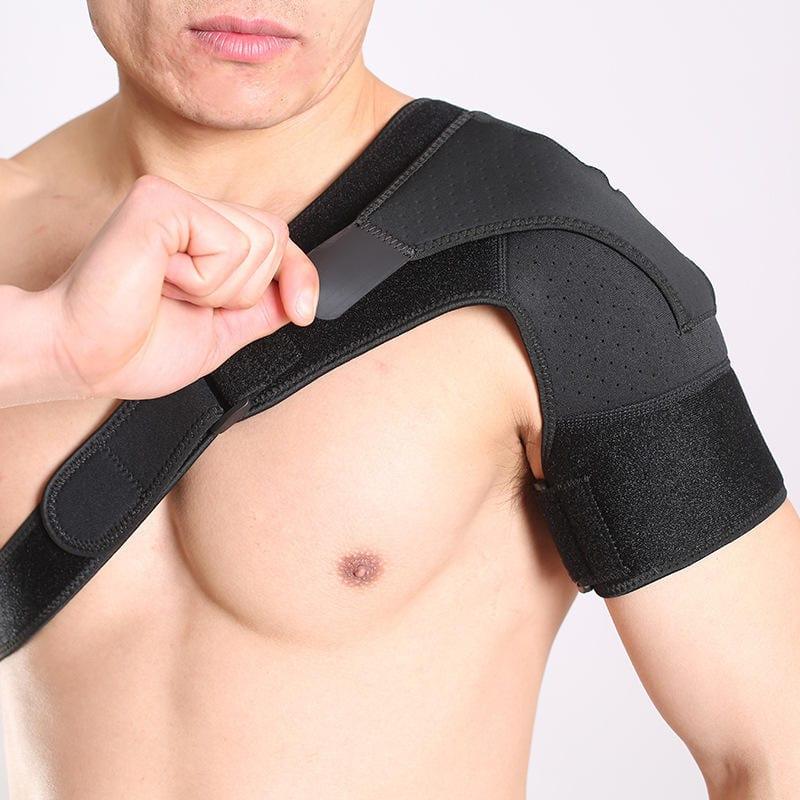 Adjustable Gym Sports Care Single Shoulder Support Belt UK - Ammpoure Wellbeing