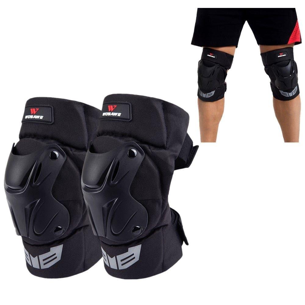 Adjustable Straps Sports Knee Elbow Pads EVA Protector Cycling Motorcycle Ski Snowboard Bike Volleyball Brace Support - Ammpoure Wellbeing